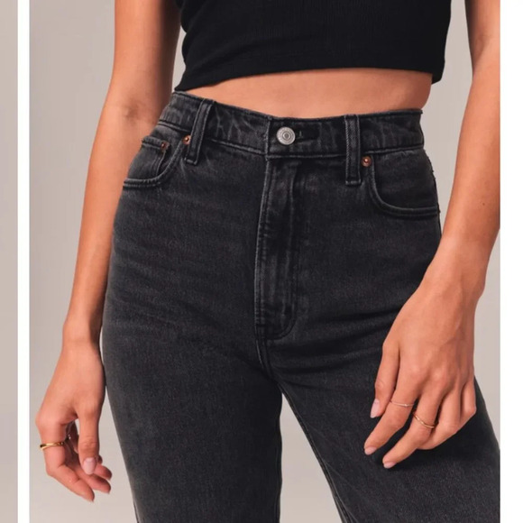 Abercrombie & Fitch Ultra High Rise 90s Straight Size 31 Long - Picture 6 of 12